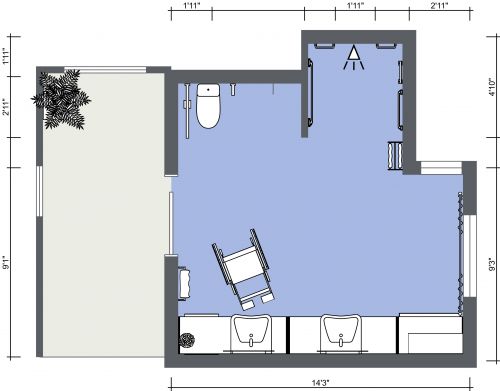 Senior Accessible Bathroom