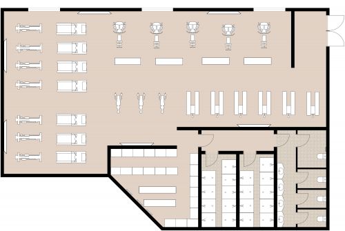 Fitness Center Layout