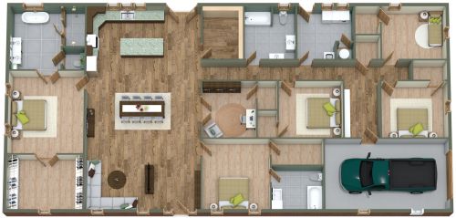 Emerald Barndominium House Plan