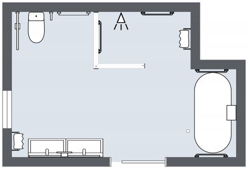 Senior Bathroom Floor Plan