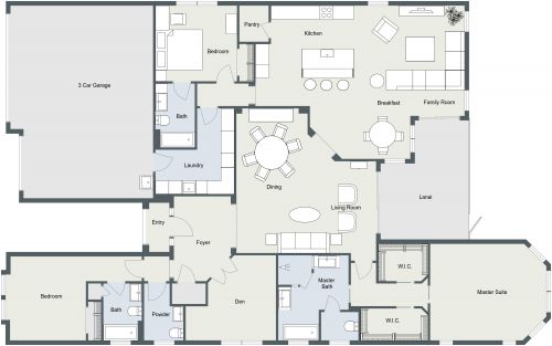 3 Bedroom Home With 3-Car Garage