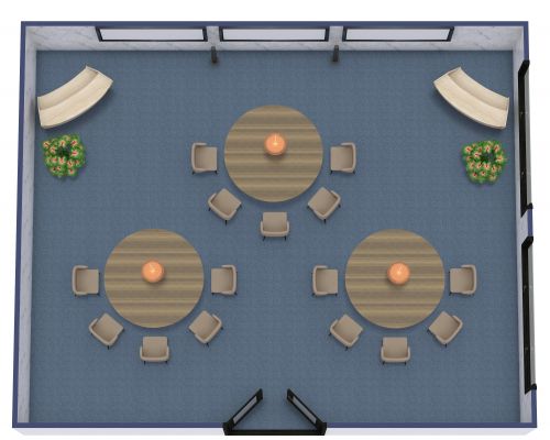 Conference Room Floor Plan Cabaret Style