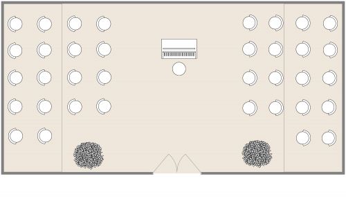 Small Concert Hall Layout Design