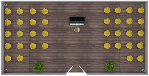 Small Concert Hall Layout Design